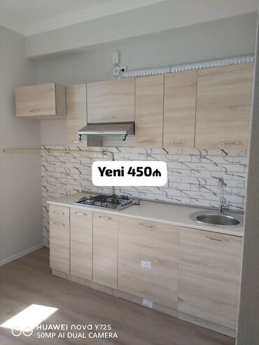 Вилки: Yeni Mətbəx mebeli 450₼ Qaz aspirator moyka daxildi isdifadə