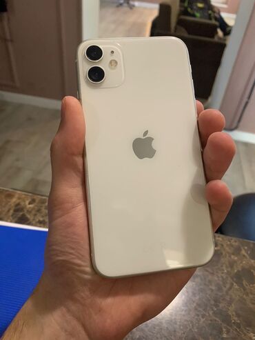 Apple iPhone: IPhone 11, 128 ГБ, Белый, Отпечаток пальца, Face ID