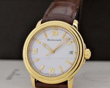 prada eynekleri qiymeti: Blancpain kişi qol saatı – klassik və zərif dizayn - Korpus: sarı