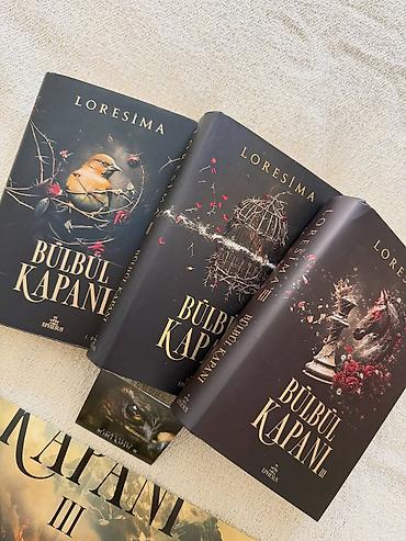 Kitab dolabları: Məhsul: Loresima – Bülbül Kapanı kitab seriyası (I–IV) Tək-tək — 3