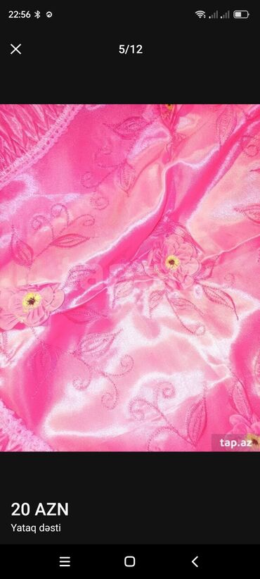 Örtüklər: Yataq üçün Yeni rəng - Çəhrayı Yataq örtüyü, Pulsuz çatdırılma — 6