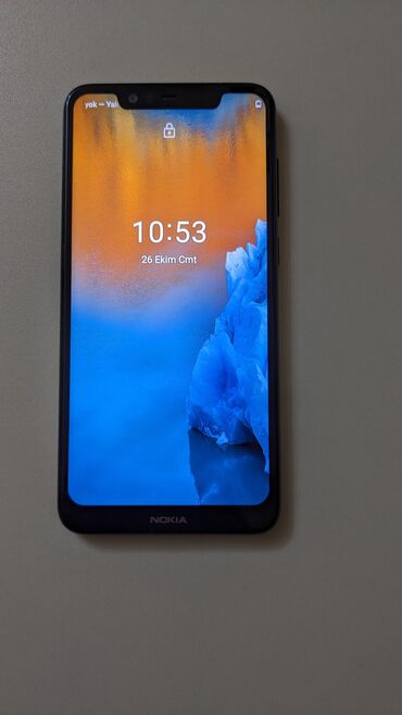 dubaydan telefon: Nokia 5.1 Plus (X5), 32 GB, rəng - Qara, Sensor, Barmaq izi, İki sim kartlı