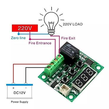 Ostala elektronika: STC3028 2x10A inkubator termostat vlagomer 220-240Vac — 22