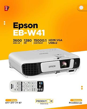 Новый Портативный Проектор Epson, Платная доставка at lalafo.az Новый Портативный Проектор Epson, Платная доставка