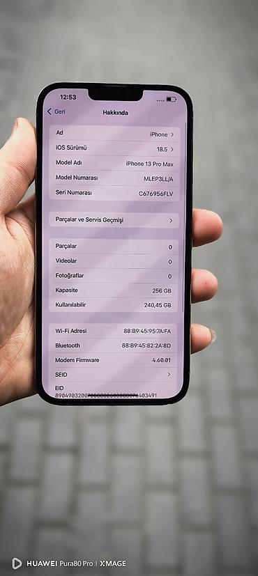 iphone 70: IPhone 13 Pro Max, 256 GB, Matte Gold, Sənədlərlə, Face ID, Zəmanət — 2