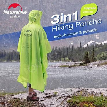 накидки: 🟠 Плащ-дождевик Naturehike Hiking Poncho 3в1 🟠 ⠀ Накидка от дождя — 9