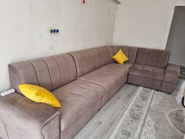 чехол на диван и два кресла: Цвет - Серый, Новый
