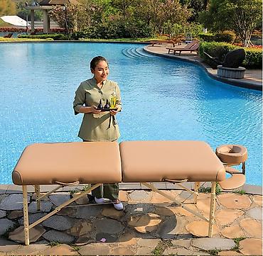 Массажные кресла: Массажное кресло, цвет - Бежевый — 15