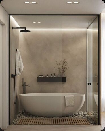 Душевые перегородки и ограждения: Душевые перегородки и зеркала на заказ, по индивидуальным размерам — 6