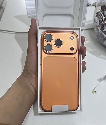 Apple iPhone: IPhone 17 Pro Max, 256 GB, Narıncı, Face ID — 18