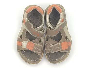 turkusowe sandały na koturnie: Sandals 23, Used