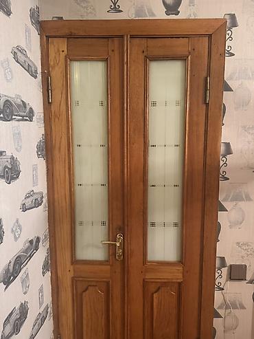 qoz qapı: Qapilar ve cerciveler Qoz agacindadir. Normal veziyyetdedir. 2eded — 6