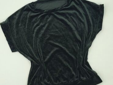 czarne t shirty oversize: ITALY FASHION, Bluzka damska, rozmiar One size