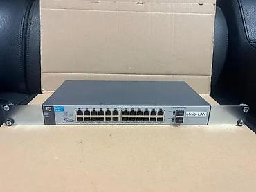 Modemi, ruteri i mrežni uređaji: HP 1810-24G v2 Switch (J9803A) – gigabitni, rack-mount upravljivi svič — 10