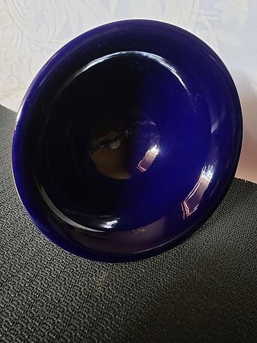 staklene termo case za kafu: Bombonijera nova Florentine cobaltblau 1960 do 1980god.Italija — 10