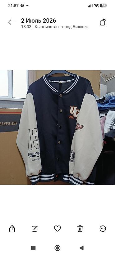 куртки поло: Бомбезная куртка-варсити (college jacket) в стиле бейсболки — 2