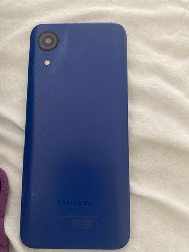 samsung edge: Samsung Galaxy A03, 32 ГБ, цвет - Голубой, Две SIM карты