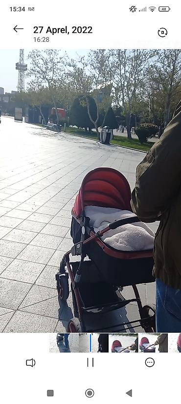 matras usaq: Uşaq arabası – çoxfunksiyalı, yüngül şassi və rahat beşik tipli — 3