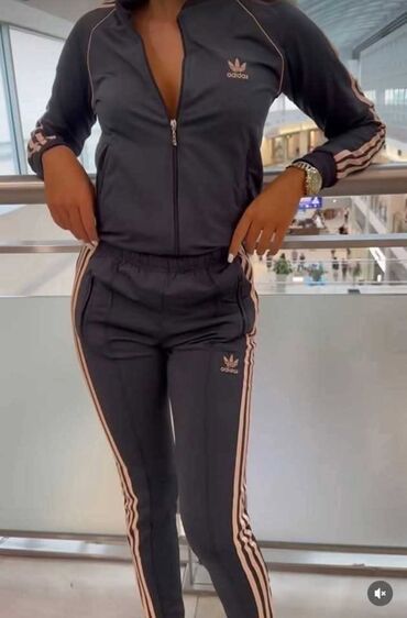 Gornji i donji deo: Adidas, 2XL, Jednobojni, bоја - Crvena — 7