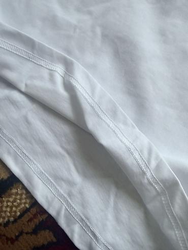 халаты белые медицинские: Футболка, Оверсайз, Хлопок, Новый, L, XL — 4
