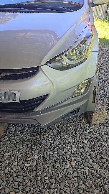 avtomobil bazarı: Hyundai Elantra üçün ön bamper lipi / alt ön əlavə hissə. Şəkillərdə — 4
