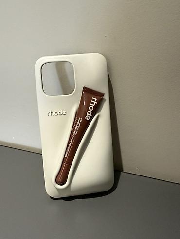 ucuz parca: Rhode dodaq balzamı tutacağı olan telefon qabı Original🆘 İphone — 3