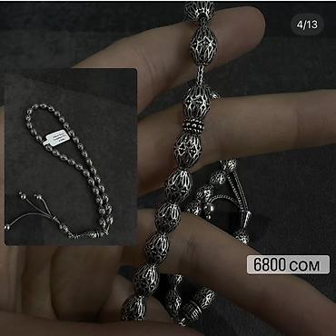 Серебряные браслеты: Серебряные четки — несколько вариантов дизайна. - Материал: серебро — 3