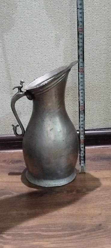 sədəfli tar: Məhsul: Qədim üslubda mis su qabı (ibrik) Təsvir: - Material: Mis. - — 1