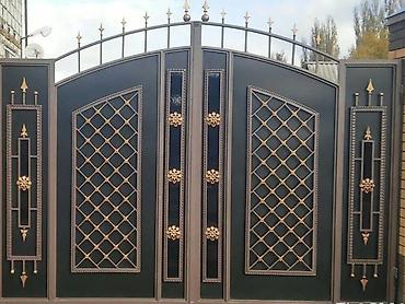 Металлические заборы: Кованые металлоконструкции под заказ - Ворота распашные и откатные — 2
