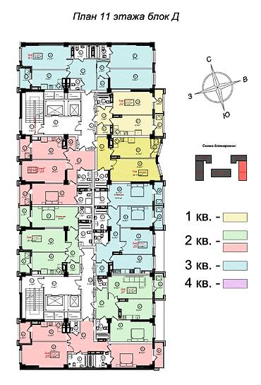 14: 2 комнаты, 81 м², Асанбай мкр Элитка, 10 этаж, ПСО (под самоотделку) — 3