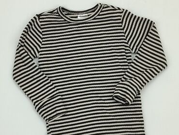 czarna bluzka w serek: Bluzka, H&M, 9-12 m, stan - Dobry