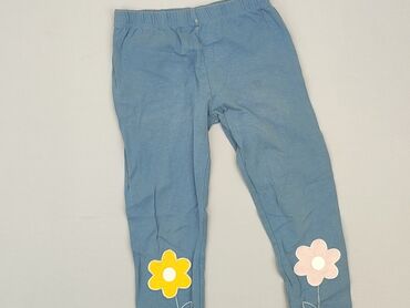 spodnie dla dziewczynki dzwony: Leggings for kids, 5.10.15, 5-6 years, 110/116, condition - Good