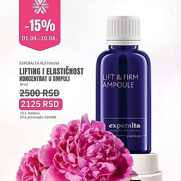 jasmil haljine: Experalta Platinum – Lifting i Elastičnost, koncentrat u ampuli - — 1