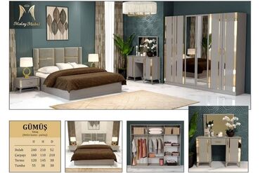 Yataq otağı dəstləri: 2 təknəfərlik çarpayı, Dolab, Tumba, 2 tumba, Azərbaycan, Yeni -da lalafo.az — 23 Yataq otağı dəstləri: 2 təknəfərlik çarpayı, Dolab, Tumba, 2 tumba, Azərbaycan, Yeni — 23