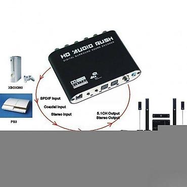 messages 1 audio: DAC 5.1 SUROUND AUDIO KONVERTER AC3/DTS SPDIF NA 5.1, 192KHZ | — 4