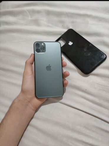 i̇phone 11 kabro: IPhone 11 Pro, Matte Midnight Green, Face ID
