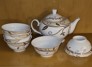 чайник набор: Посуда - Сервиз чайный - с пиала 6 шт + чайник. заварник азия