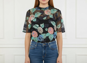 bluzki damskie duże rozmiary allegro: Women's blouse, size S