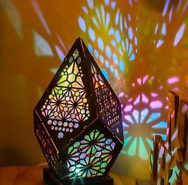 study lamp: ПОДАРКИ Декоративный проектор-светильник «Витражный кристалл» - — 2