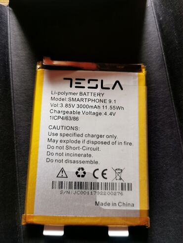 54 oglasa | lalafo.rs: Baterija za telefon Tesla 9.1, nova, ispravna, cena 1000 dinara
