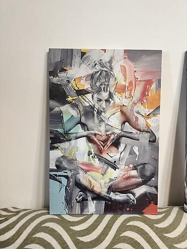 Печатные картины на холсте 🖼️ Стильные интерьерные картины с яркой at lalafo.kg Печатные картины на холсте 🖼️ Стильные интерьерные картины с яркой