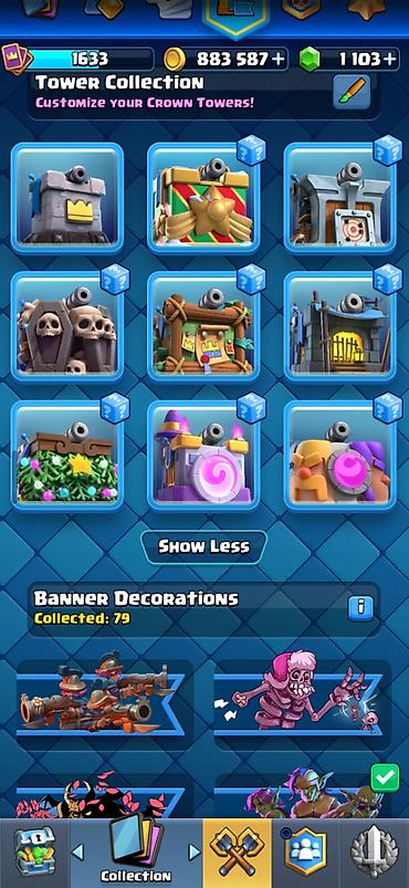 Digər oyun və konsollar: 5 illik Clash Royale hesabıdır. Hesabda: • Bütün kartlar mövcuddur • — 4
