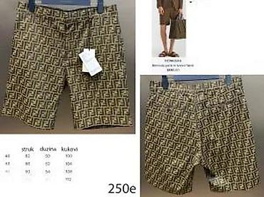 Bermude i šortsevi: Bermude i šortsevi Fendi, bоја - Crna — 18