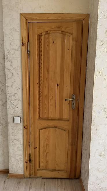 бу шийфер: Межкомнатная дверь, Б/у, Глухие, Одностворчатая, Деревянная, Распашная, Арочная, цвет - Коричневый — 1