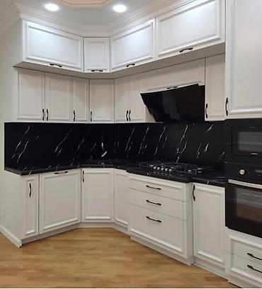 Sifarişlə mətbəx mebeli: Sifarişlə mətbəx dəsti, Özü çəkən petlələr, MDF, Kredit yoxdur, Pulsuz çatdırılma — 13