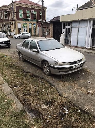 təkər olculəri: Peugeot 406 sedan - Kuzov: sedan, gümüşü rəng - Nömrə nişanı — 6