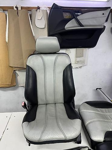 e6 3: Комплект сидений, Кожа, Mercedes-Benz 2001 г., Б/у, Оригинал, Германия — 2