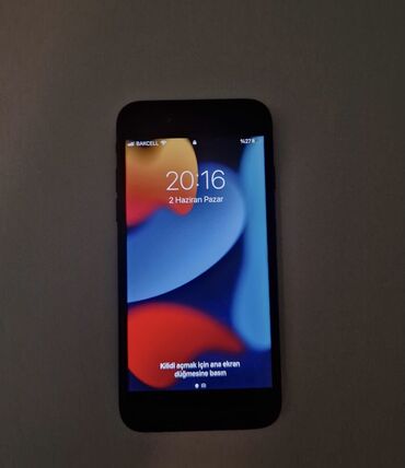 iphone xs qara: IPhone 7, 32 ГБ, Jet Black, Отпечаток пальца