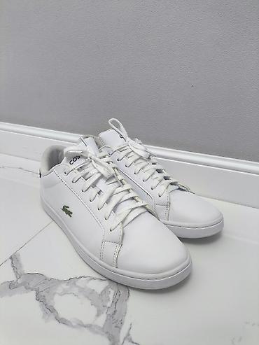 Мужские кроссовки, 43, Lacoste, Б/у, цвет - Белый, Самовывоз