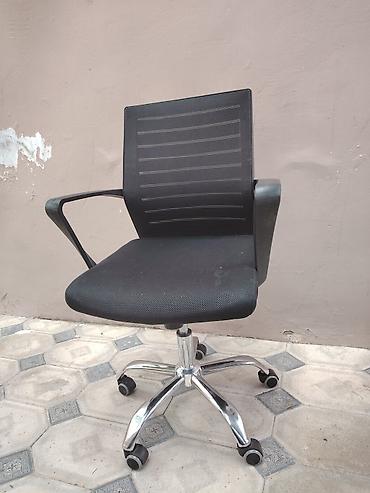 Ofis mebeli: İşlənmiş, Təkərli, Qolları tənzimlənmir, Parça — 3